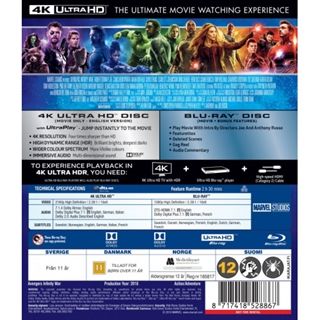 The Avengers 3 - Infinity War - 4K Ultra HD Blu-Ray